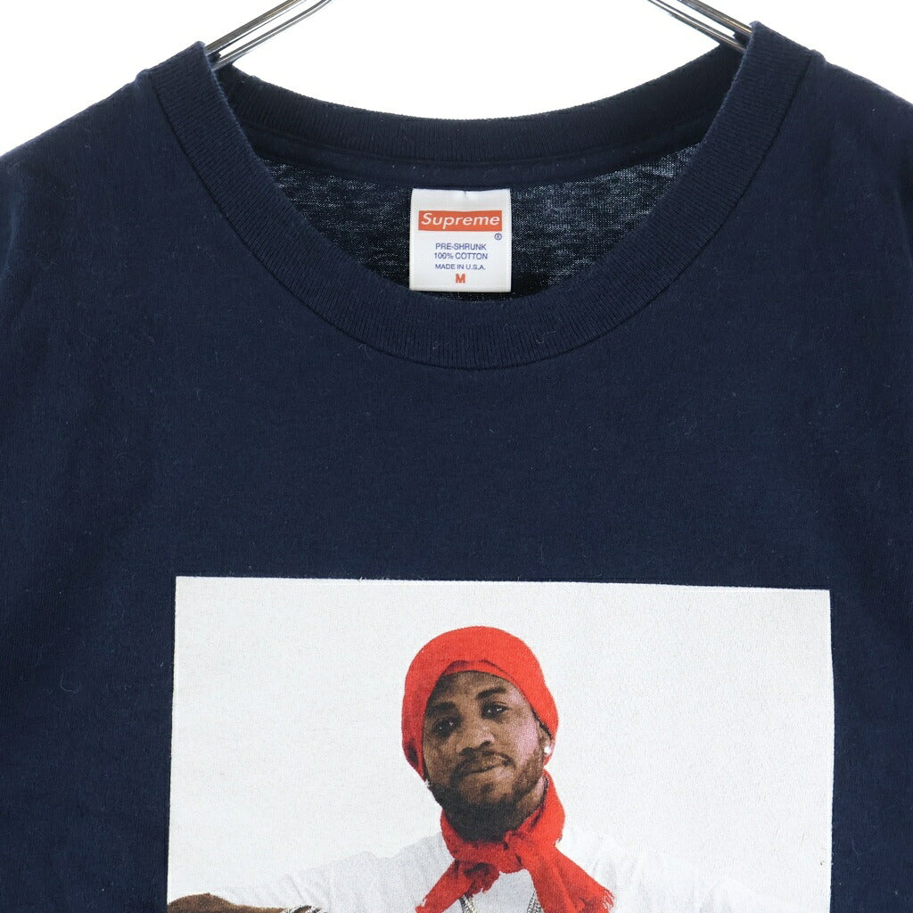 SUPREME(シュプリーム) 16AW Gucci Mane Tee フロントプリント 半袖Tシャツ カットソー ブラック