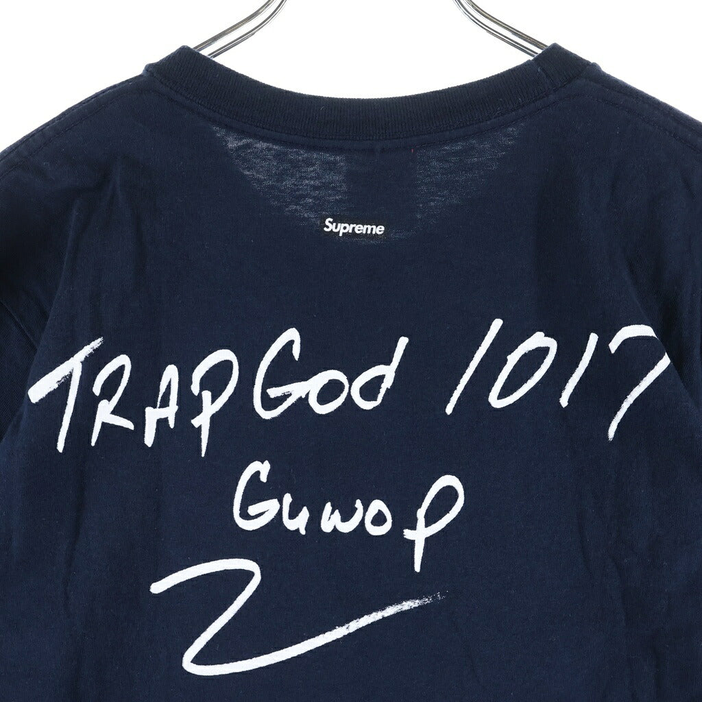 SUPREME(シュプリーム) 16AW Gucci Mane Tee フロントプリント 半袖Tシャツ カットソー ブラック