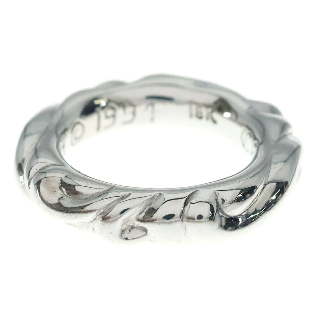 CHROME HEARTS(クロムハーツ) K18WG SCRL BAND スクロールバンド リング ホワイトゴールド
