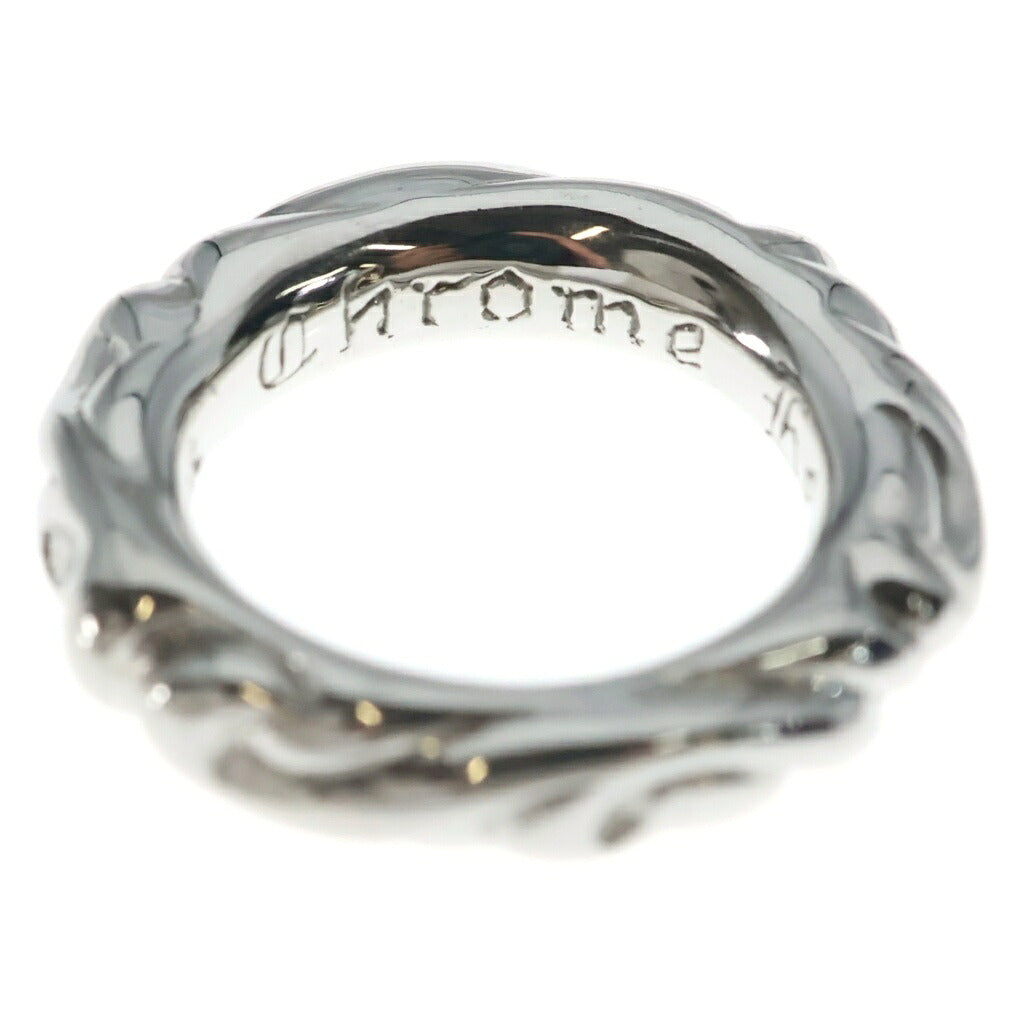 CHROME HEARTS(クロムハーツ) K18WG SCRL BAND スクロールバンド リング ホワイトゴールド