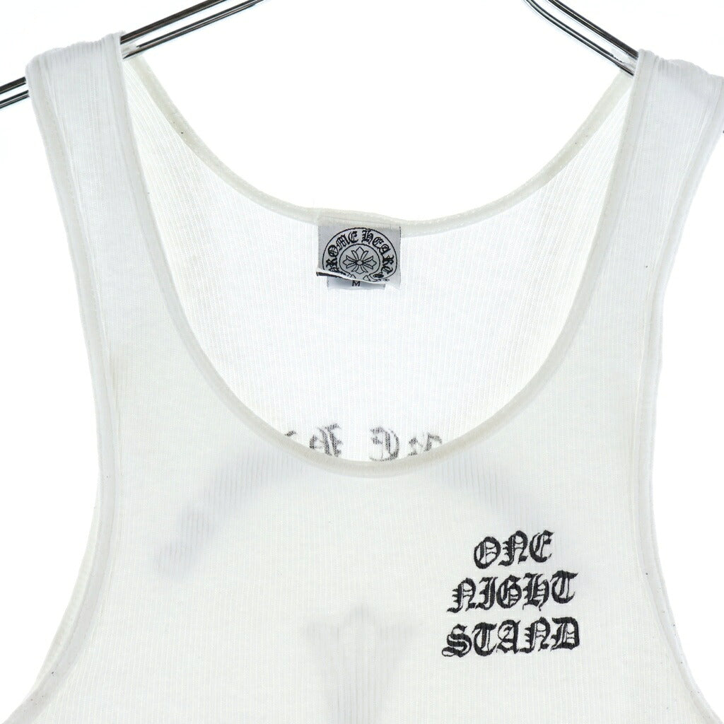 CHROME HEARTS(クロムハーツ) OLD ×HIMURO KYOUSUKE RIB TANK ×氷室京介 CHクロス リブタンクトップ ホワイト