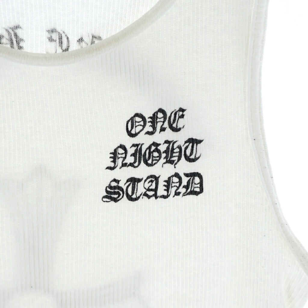 CHROME HEARTS(クロムハーツ) OLD ×HIMURO KYOUSUKE RIB TANK ×氷室京介 CHクロス リブタンクトップ ホワイト