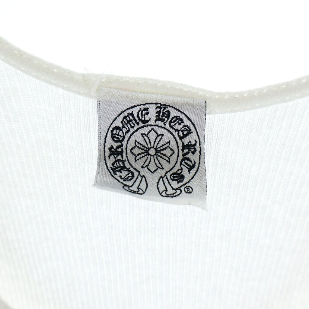 CHROME HEARTS(クロムハーツ) OLD ×HIMURO KYOUSUKE RIB TANK ×氷室京介 CHクロス リブタンクトップ ホワイト