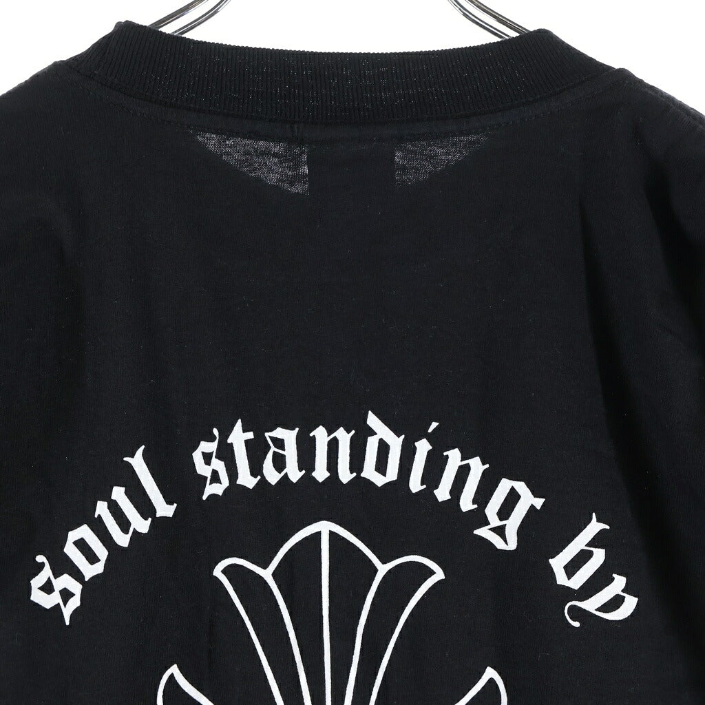 CHROME HEARTS(クロムハーツ) OLD ×氷室京介 L/S TEE アームパンサープリント クルーネック長袖Tシャツ ロングスリーブカットソー ブラック
