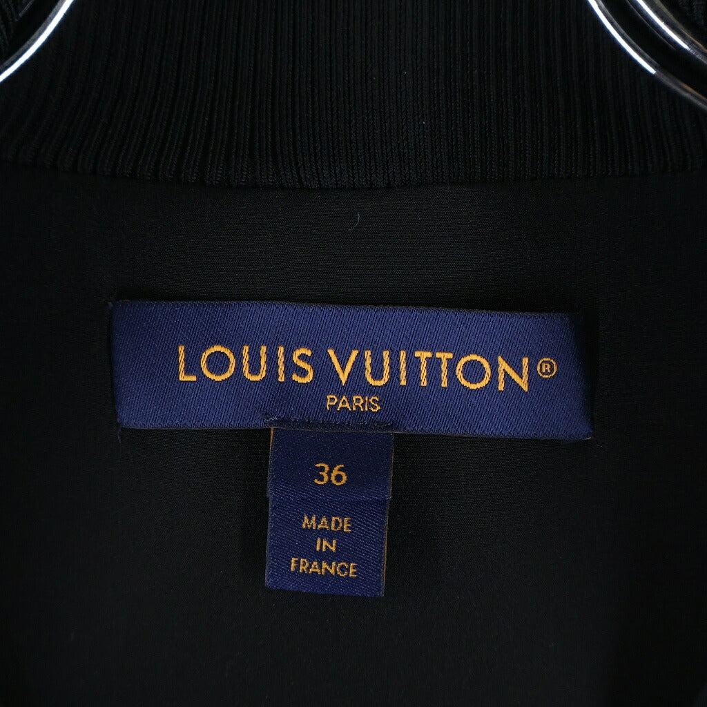 LOUIS VUITTON(ルイヴィトン) 22SS モノグラム ジップアップスウェット トラックジャケット ブラック レディース RW221WW D97 FMJA26