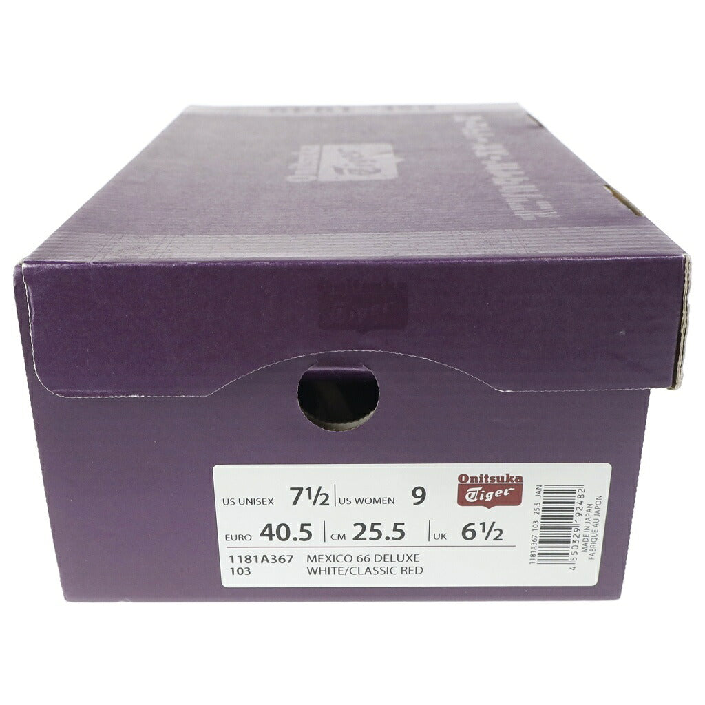 Onitsuka Tiger(オニツカタイガー) MEXICO DELUXE メキシコ 66 デラックス ローカットスニーカー ホワイト US7.5/25.5cm 1181A367