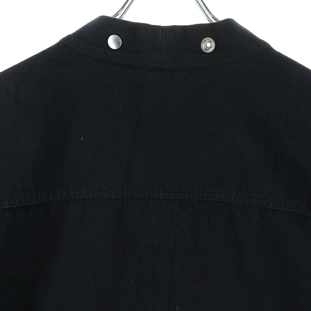 Rick Owens(リックオウエンス) 22SS FOGPOCKET MAGNUM S/S SHIRT フォグポケットマグナム半袖シャツ ブラック RU01B1294-HDX