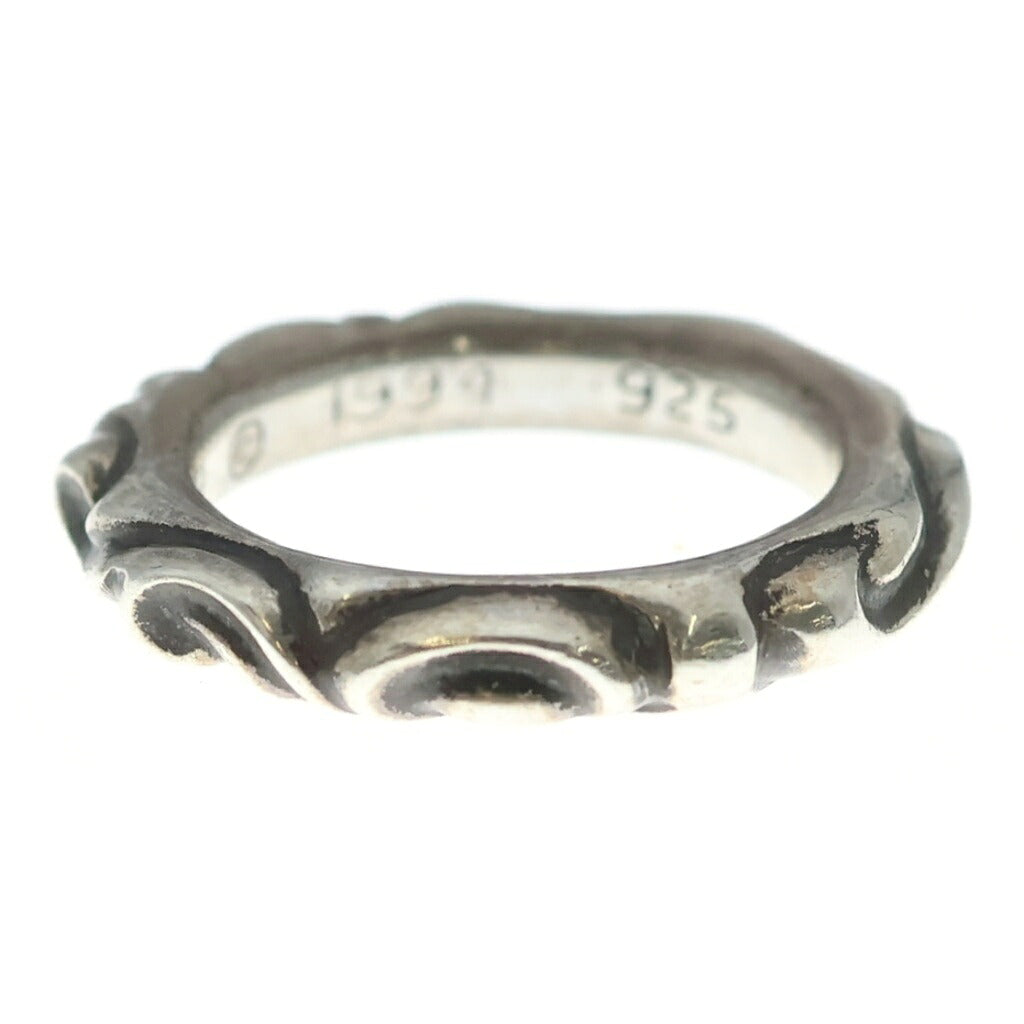 CHROME HEARTS(クロムハーツ) SCRL BAND スクロールバンド リング シルバー BCA351