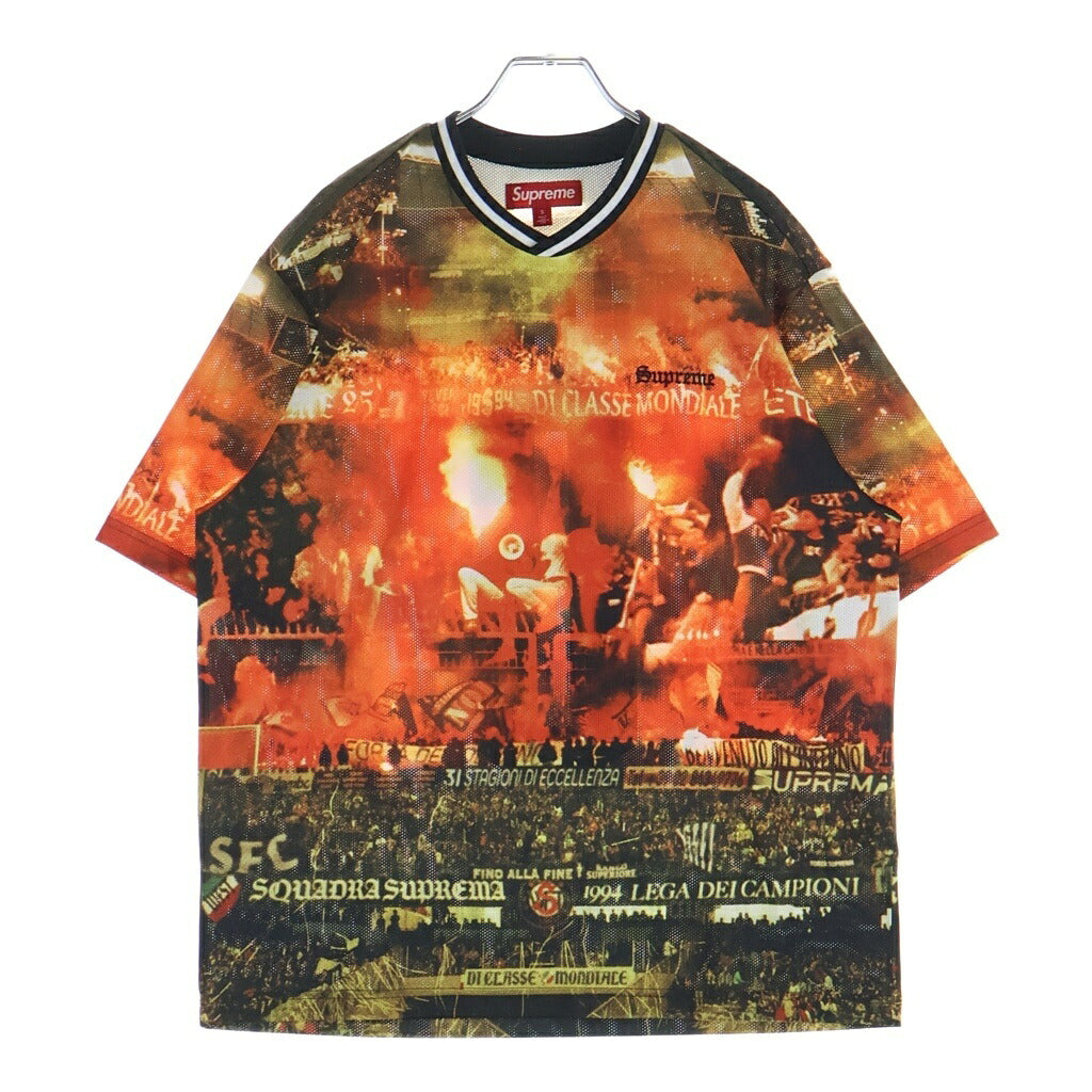 SUPREME(シュプリーム) 25SS Vinci Per Noi Soccer Jersey ヴィンチ ペルノ サッカー 半袖Tシャツ レッド