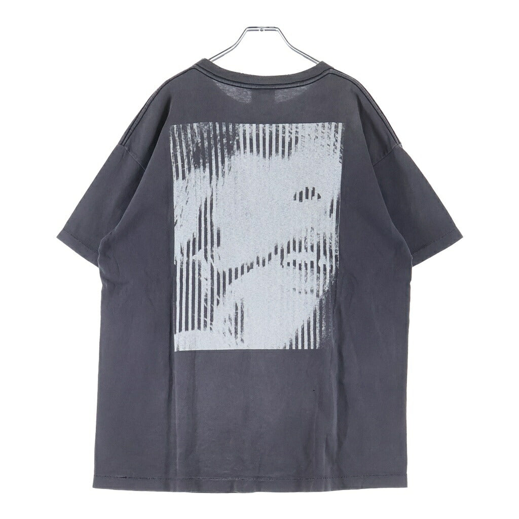 SAINT MICHAEL(セントマイケル) 24SS ×Kosuke Kawamura Love Beyond S/S Tee xコウスケカワムラ グラフィックプリント半袖Tシャツ カットソー ブラック SM-YS8-0000-C23