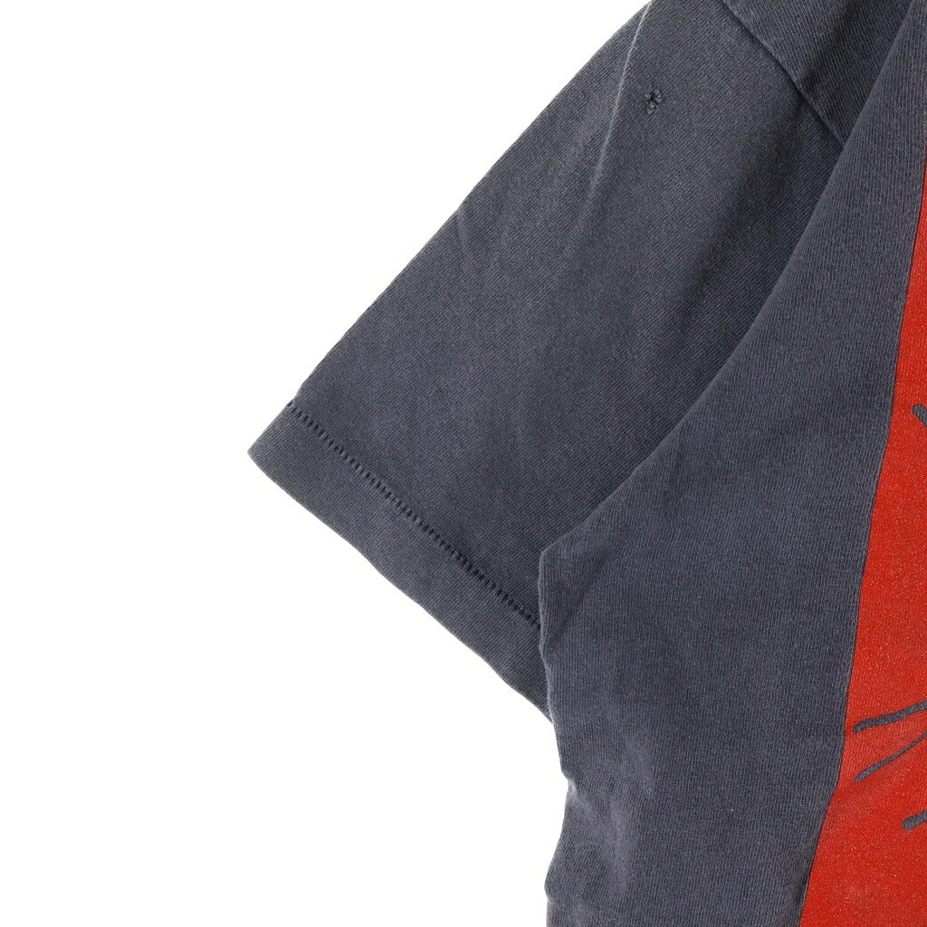 SAINT MICHAEL(セントマイケル) 24SS ×Kosuke Kawamura Love Beyond S/S Tee xコウスケカワムラ グラフィックプリント半袖Tシャツ カットソー ブラック SM-YS8-0000-C23