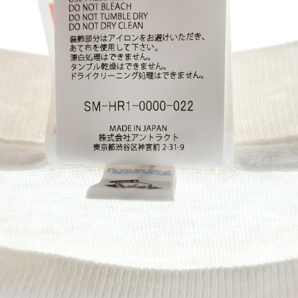 SAINT MICHAEL(セントマイケル) 25AW BABY MICHAEL S/S Tee ベビーマイケル グラフィックプリント半袖Tシャツ カットソー ホワイト SM-HR1-0000-022