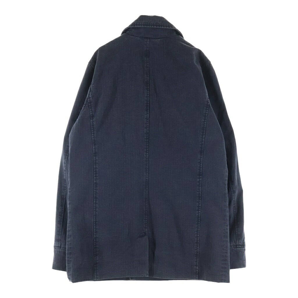 CHROME HEARTS(クロムハーツ) ヘリンボーン クロスボール Pコート グレー