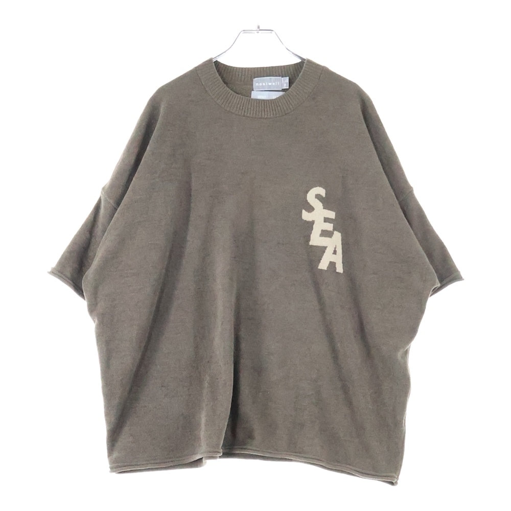 WIND AND SEA(ウィンダンシー) ×nestwell SPINOSA TEE ネストウェル スピノーザ 半袖カットソー Tシャツ ブラウン NB11-120001