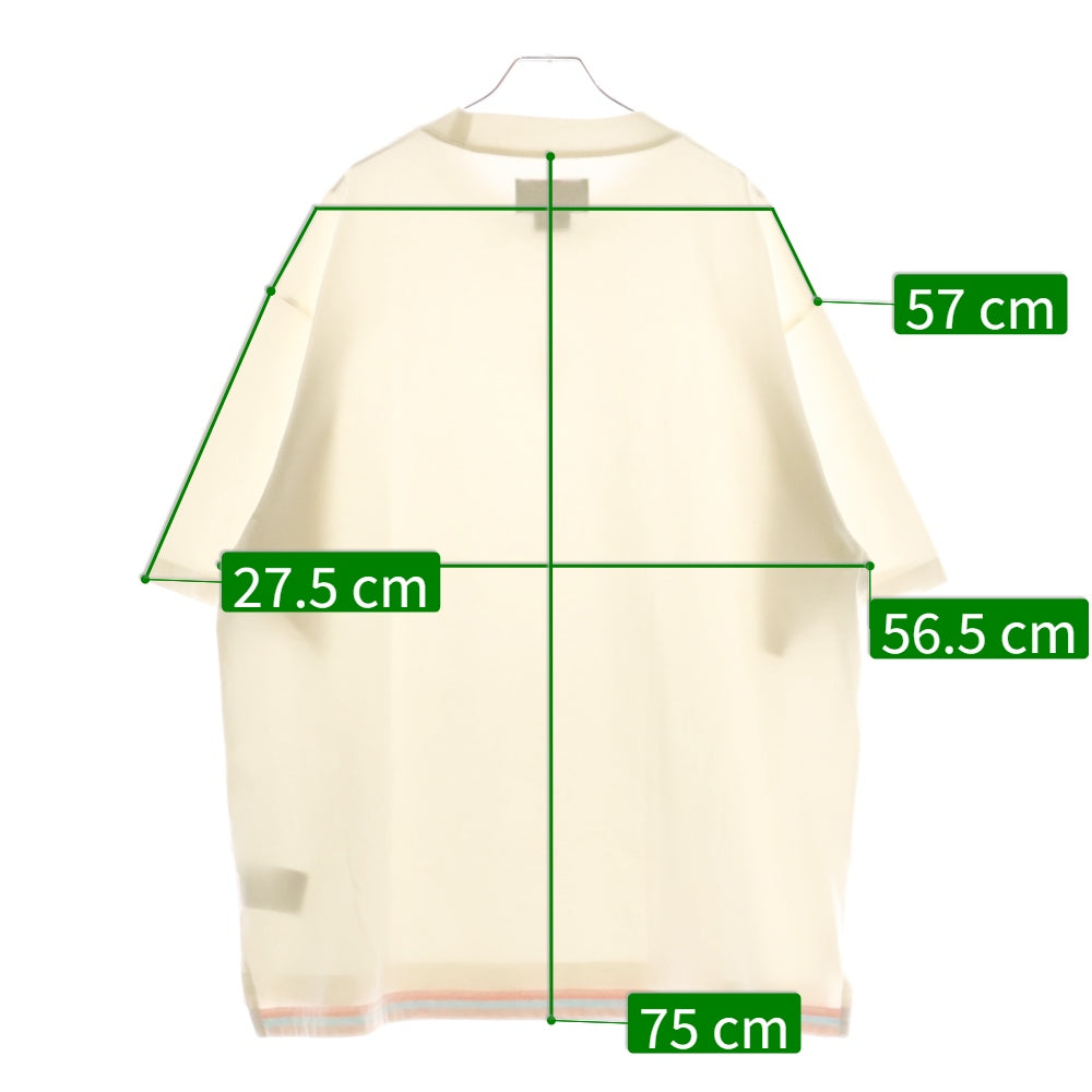 JORDAN BRAND(ジョーダンブランド) ×TROPHY ROOM トロフィールーム フロント ロゴプリント 半袖Tシャツ カットソー ホワイト FQ3844-133