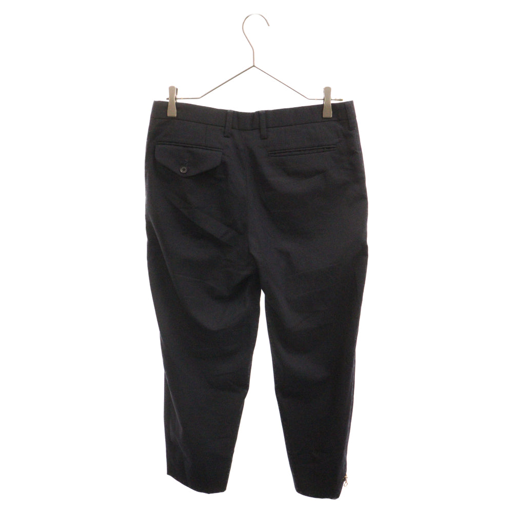 kolor(カラー) 21SS zip tapered slacks ジップテーパードスラックス ネイビー 21SCM-P26109S