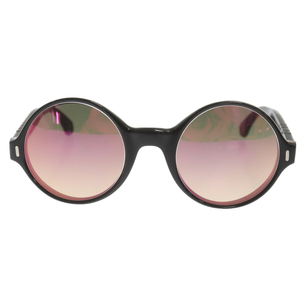 Persol(ペルソール) 1950s-1960s RATTI GOLD STAMPED MEFLECTO PERFECT ROUND ヴィンテージ ラウンドサングラス ブラック