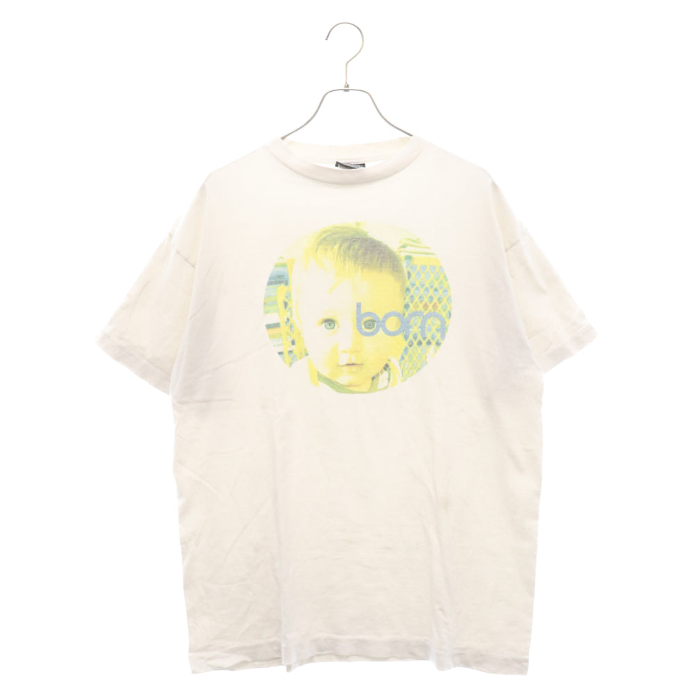 SAINT MICHAEL(セントマイケル) 24SS SAMMY SS TEE フロントプリント半袖Tシャツ カットソー ホワイト SM-YS8-0000-009