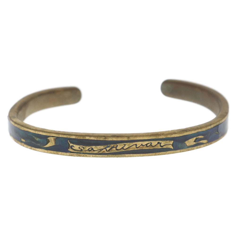 SAHRIVAR(シャフリーヴァル) Enarmeld Bangle エメラルドバングル ブレスレット 真鍮 ゴールド