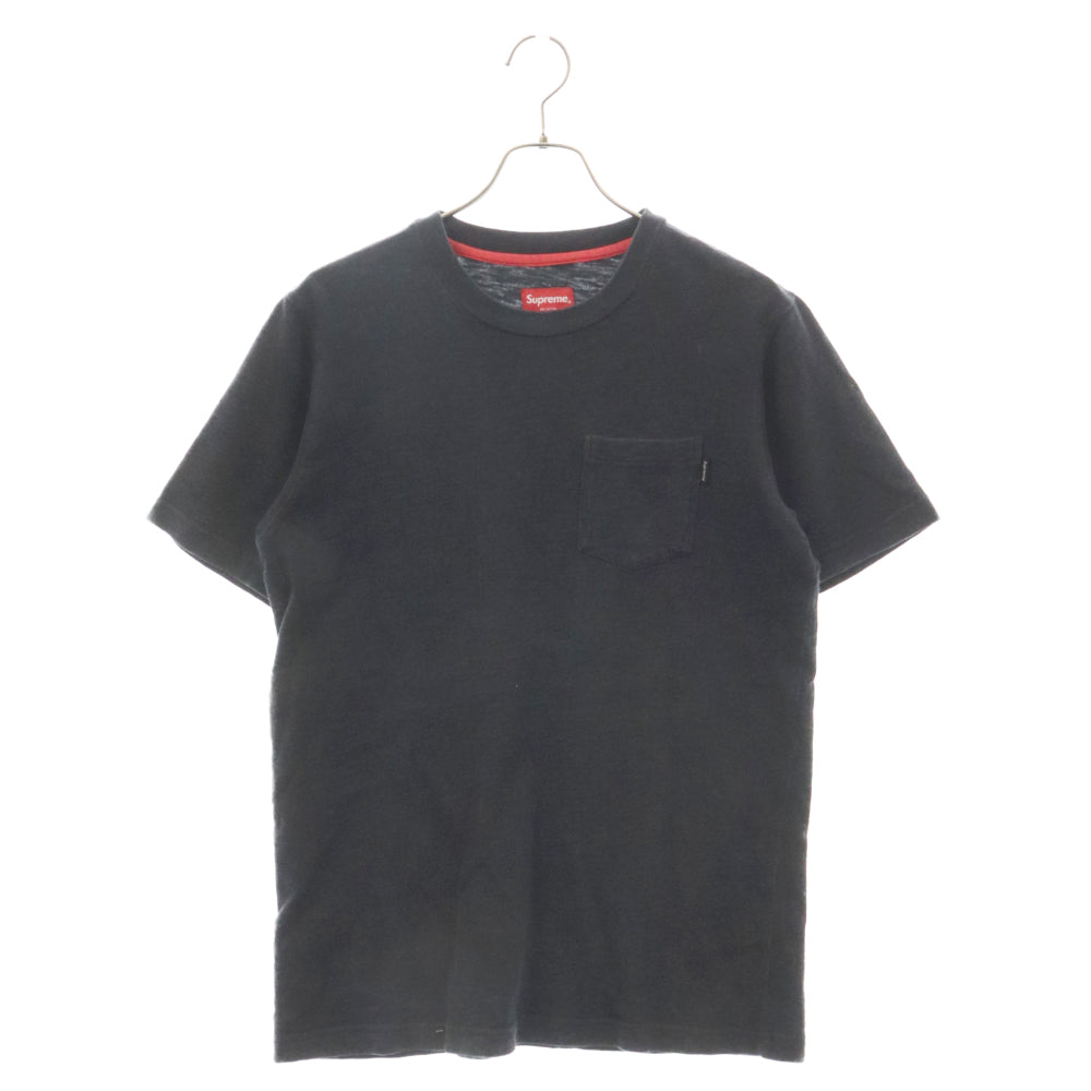 SUPREME(シュプリーム) Pocket Tee フロントポケット半袖Tシャツ カットソー ブラック