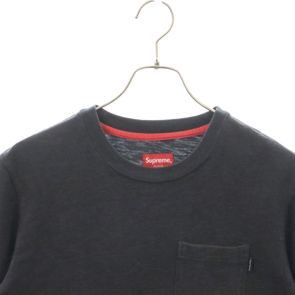 SUPREME(シュプリーム) Pocket Tee フロントポケット半袖Tシャツ カットソー ブラック
