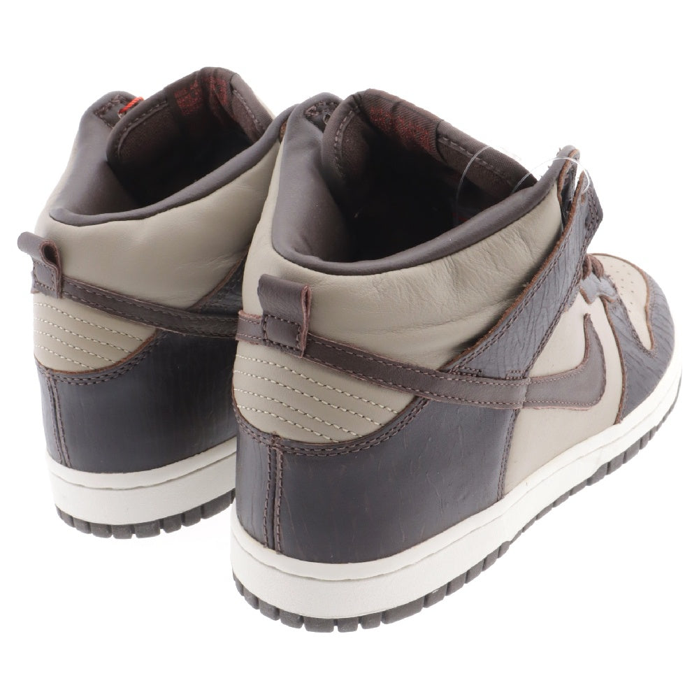 NIKE(ナイキ) DUNK HIGH PREMIUM ダンク ハイカットスニーカー プレミアム ブラウン US8/26cm 306968 221
