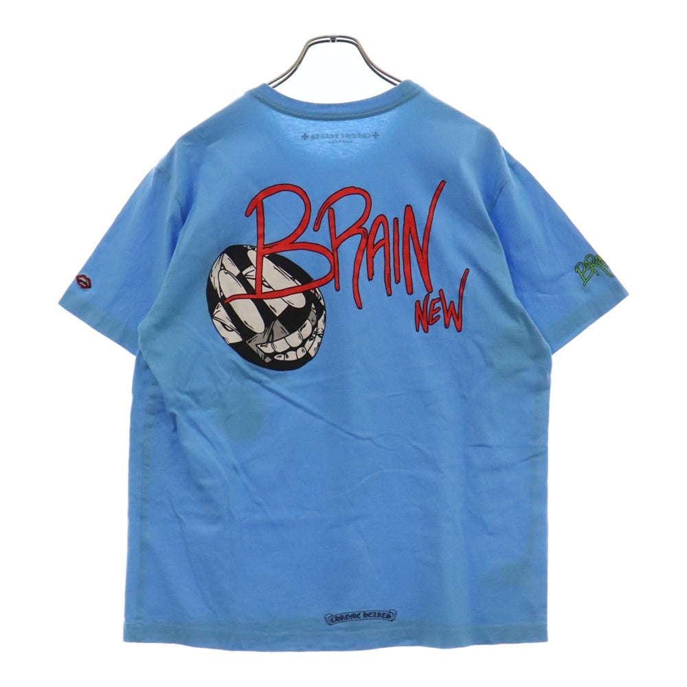CHROME HEARTS(クロムハーツ) ×MATTY BOY BRAIN NEW L/S TEE マッティボーイ ブレインニュー 半袖Tシャツ ショートスリーブカットソー ブルー