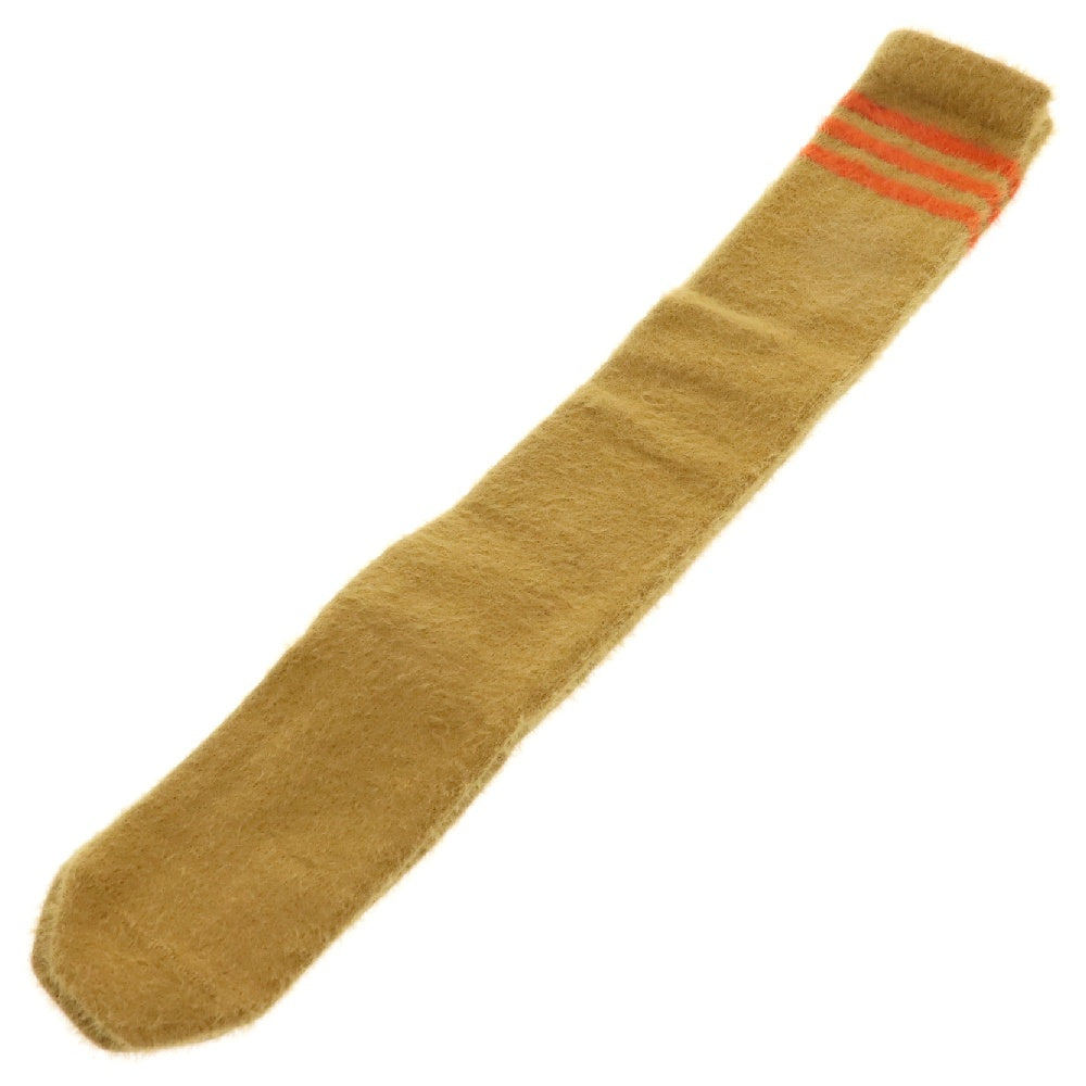 adidas(アディダス) ×Wales Bonner Knee Length Socks ウェールズ ボナー ニットハイソックス 靴下 ブラウン