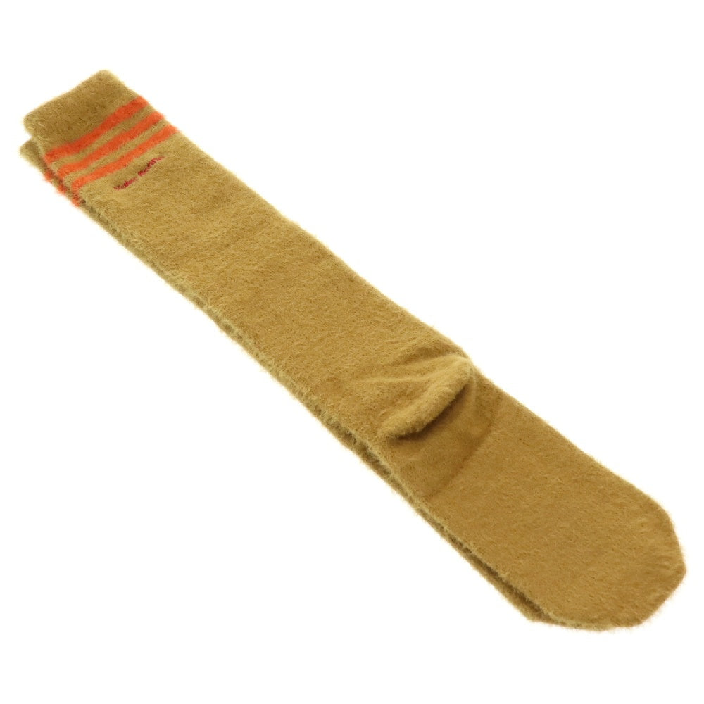 adidas(アディダス) ×Wales Bonner Knee Length Socks ウェールズ ボナー ニットハイソックス 靴下 ブラウン