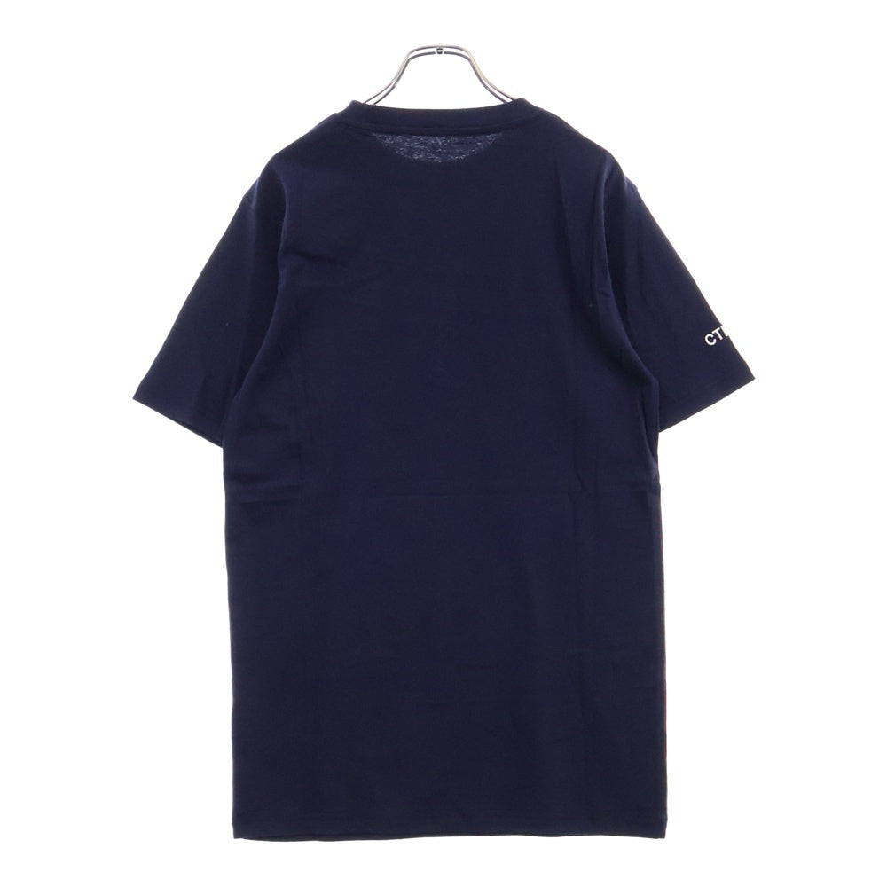 HERON PRESTON(ヘロンプレストン) 18AW バードプリント半袖Tシャツ ネイビー HMAA001F18632015