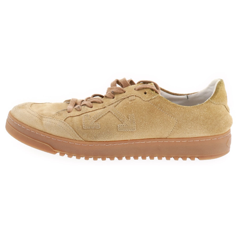OFF-WHITE(オフホワイト) BASIC SNEAKER スウェードローカットスニーカー ベージュ