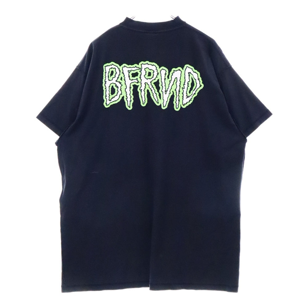 BALENCIAGA(バレンシアガ) 24AW BFRND Series Music Inside-Out T-Shirt インサイドアウト ミュージックプリント半袖Tシャツ ブラック 787358 TQVG8