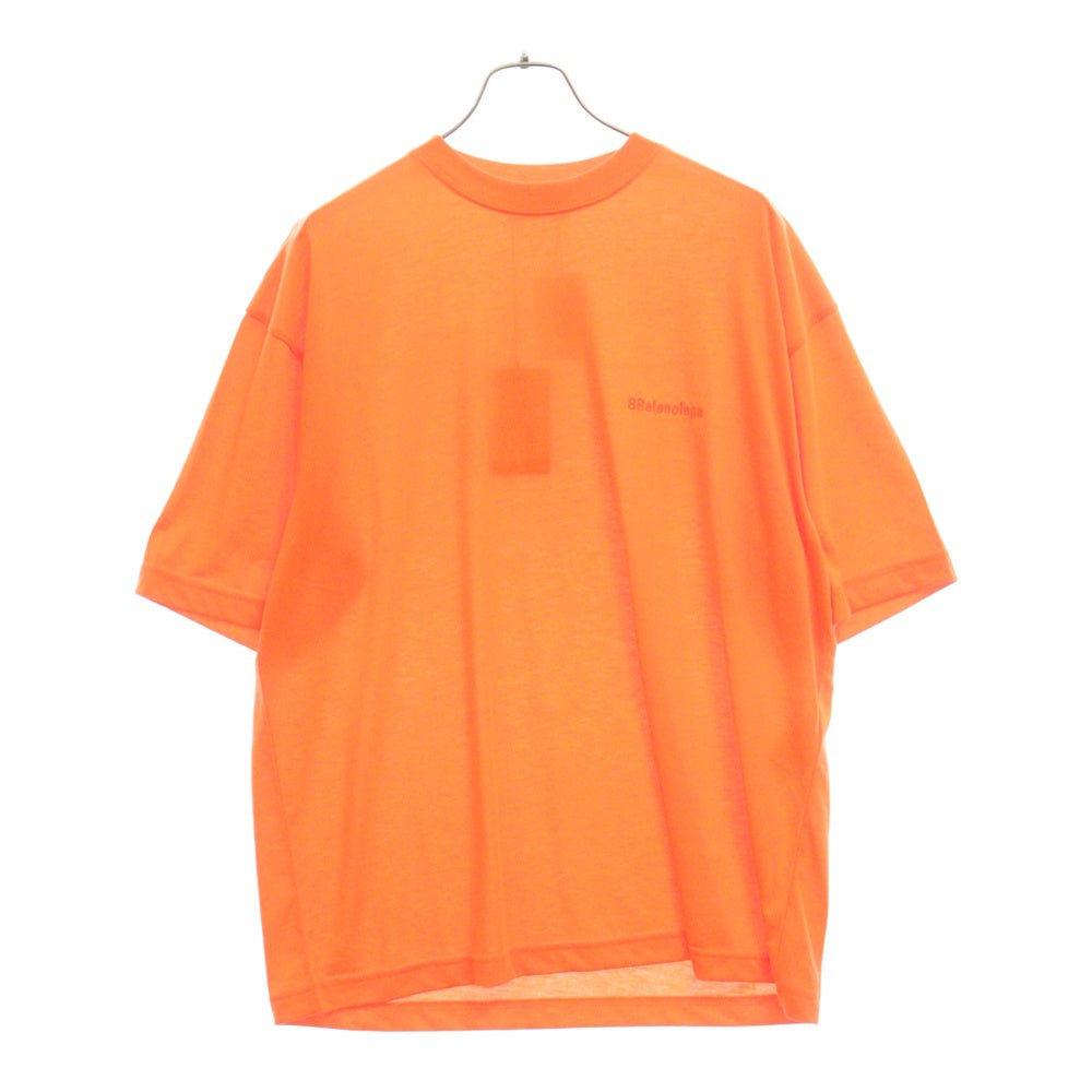 BALENCIAGA(バレンシアガ) Logo T-Shirt ロゴ刺繍半袖Tシャツ オレンジ 612966 TKVHI