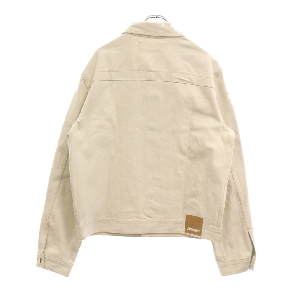 JACQUEMUS(ジャックムス) LE PAPIER Paneled Denim Jacket パネルデニムジャケット アイボリー