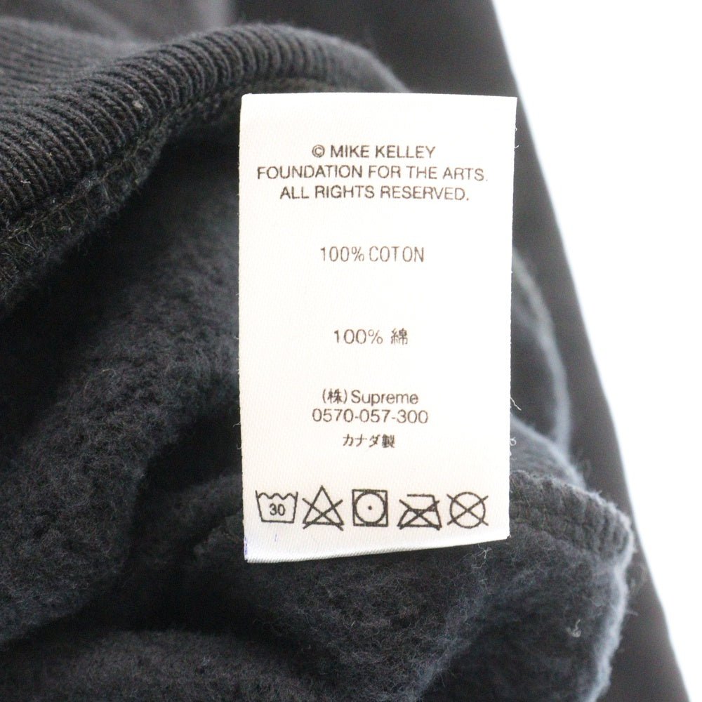 SUPREME(シュプリーム) 18AW ×Mike Kelley Franklin Signing Hoodie マイクケリー フランクリン サイニング プリントプルオーバースウェットパーカー フーディー ブラック