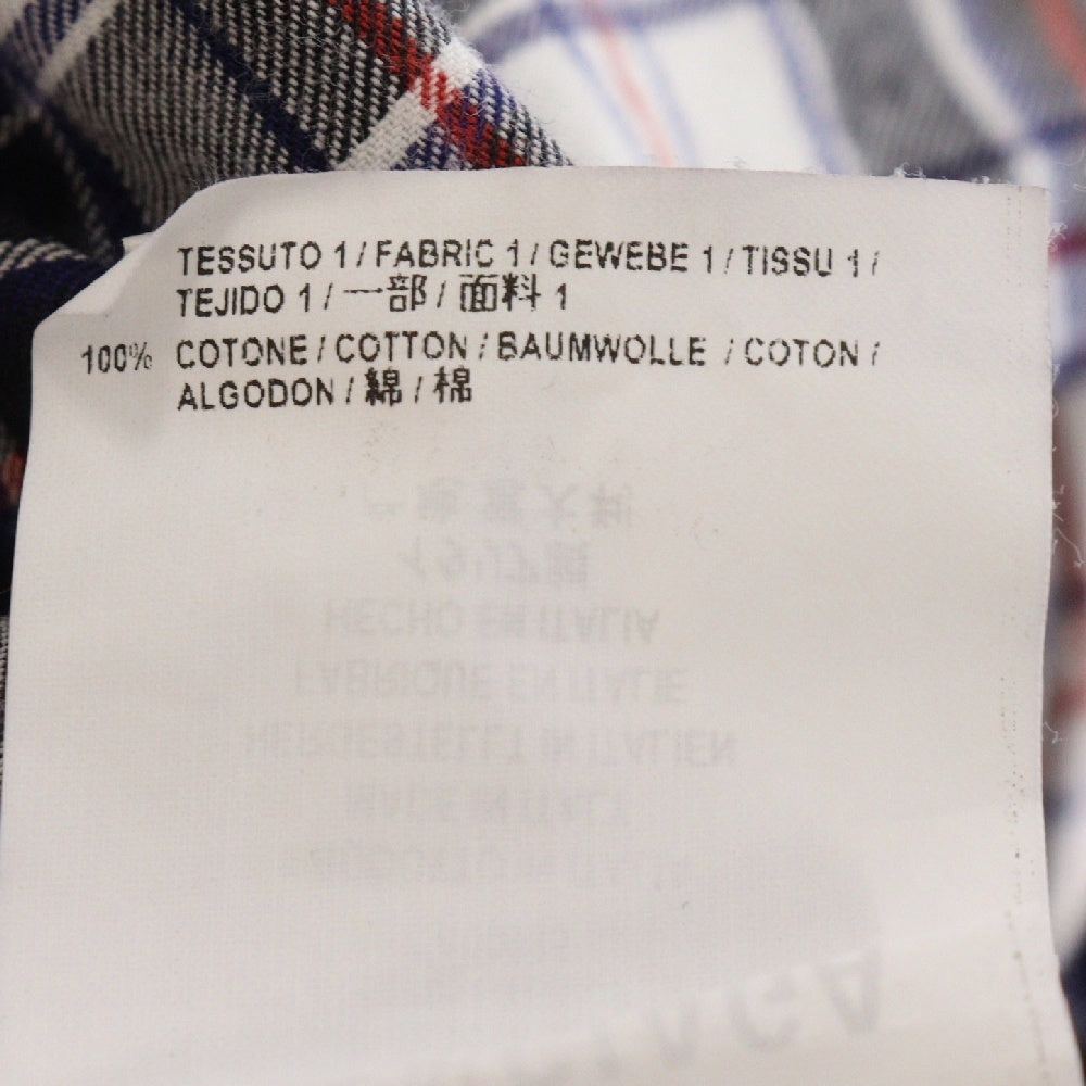 BALENCIAGA(バレンシアガ) Check Shirt 長袖チェックシャツ マルチ レディース 527817 TBM06