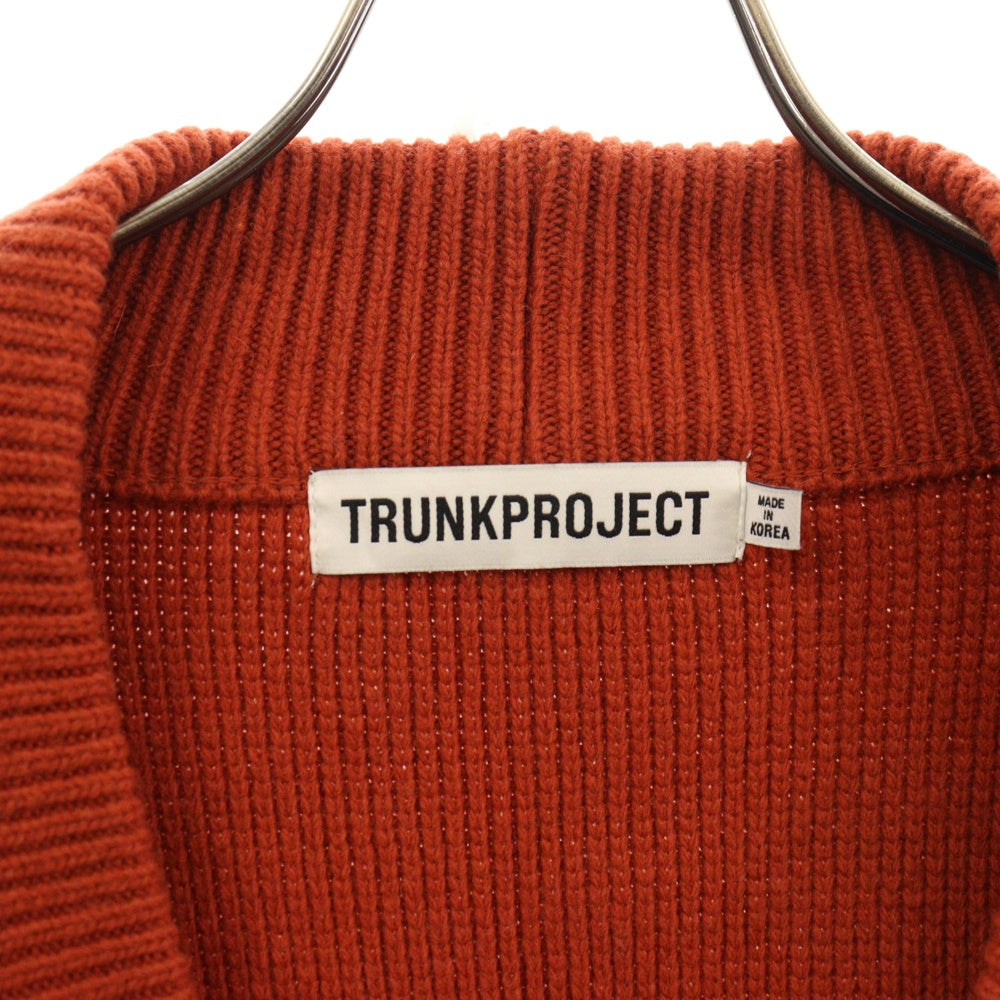 TRUNK PROJECT(トランクプロジェクト) Oversized Cardigan オーバーサイズニットカーディガン オレンジ