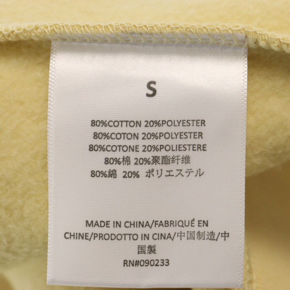 FEAR OF GOD ESSENTIALS(フィアオブゴッド エッセンシャルズ) CREWNECK SWEATSHIRT リフレクターロゴプリント クルーネックスウェットトレーナー イエロー