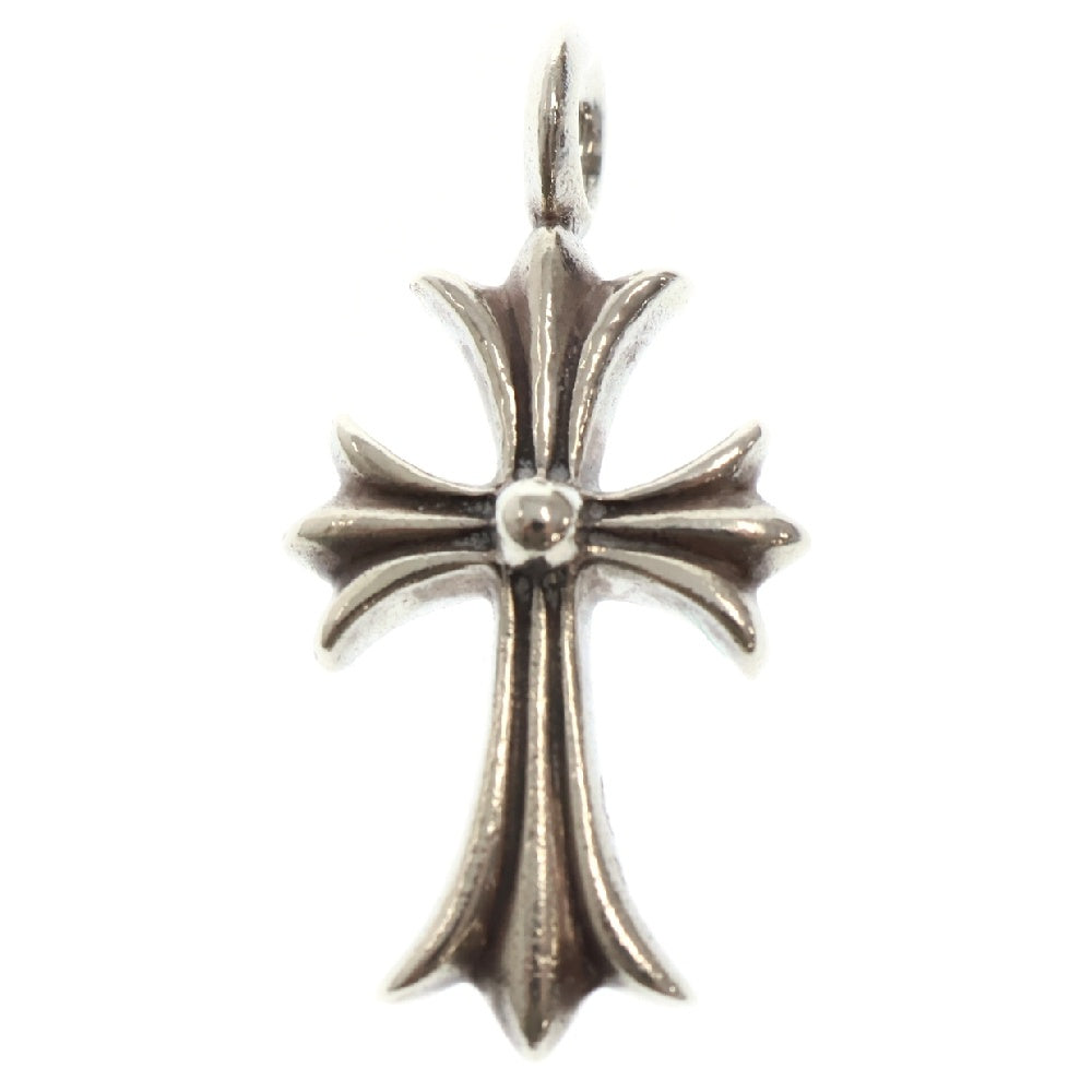 CHROME HEARTS(クロムハーツ) TNY CRSF P RUBY タイニーファットクロス PAVEルビー ペンダント シルバーネックレストップ