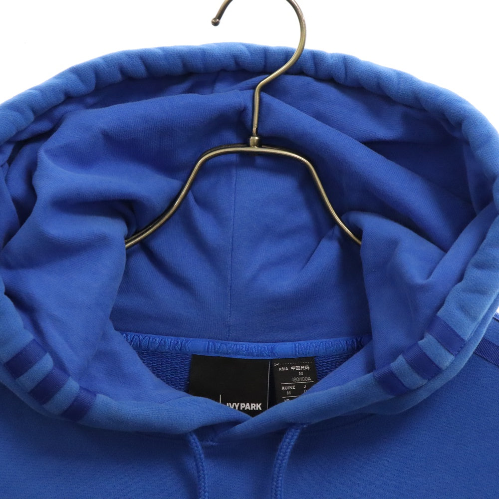 adidas(アディダス) 21SS ×Ivy Park French Terry Hoodie HE3738 アームラインプルオーバーパーカー フーディ ブルー