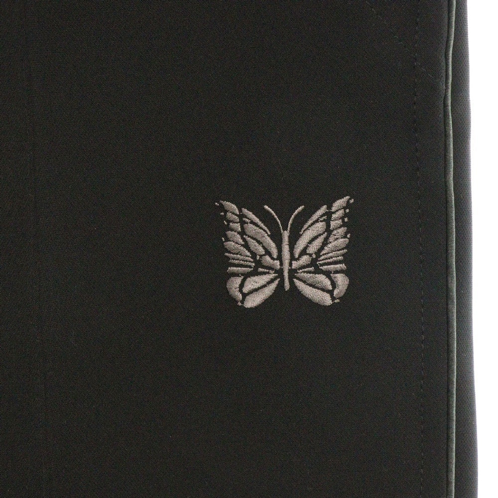 Needles(ニードルス) Piping Cowboy Pant ロゴ刺繍 パイピング カウボーイ パンツ ブラック QV218