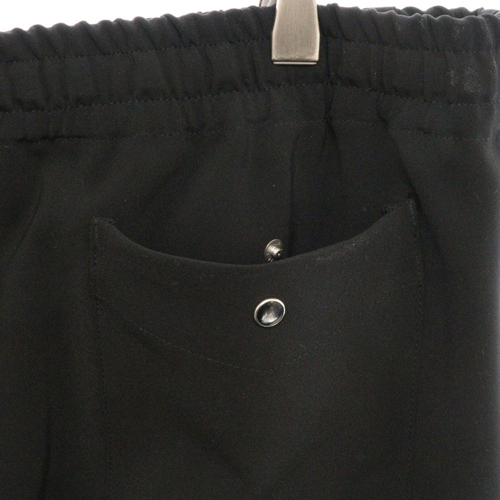 Needles(ニードルス) Piping Cowboy Pant ロゴ刺繍 パイピング カウボーイ パンツ ブラック QV218