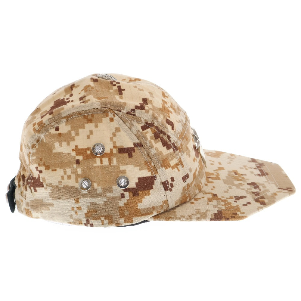 THUG CLUB(サグクラブ) 24AW TC ARMY CAP アーミーキャップ カモ柄 帽子 ベージュ TC24AC2103