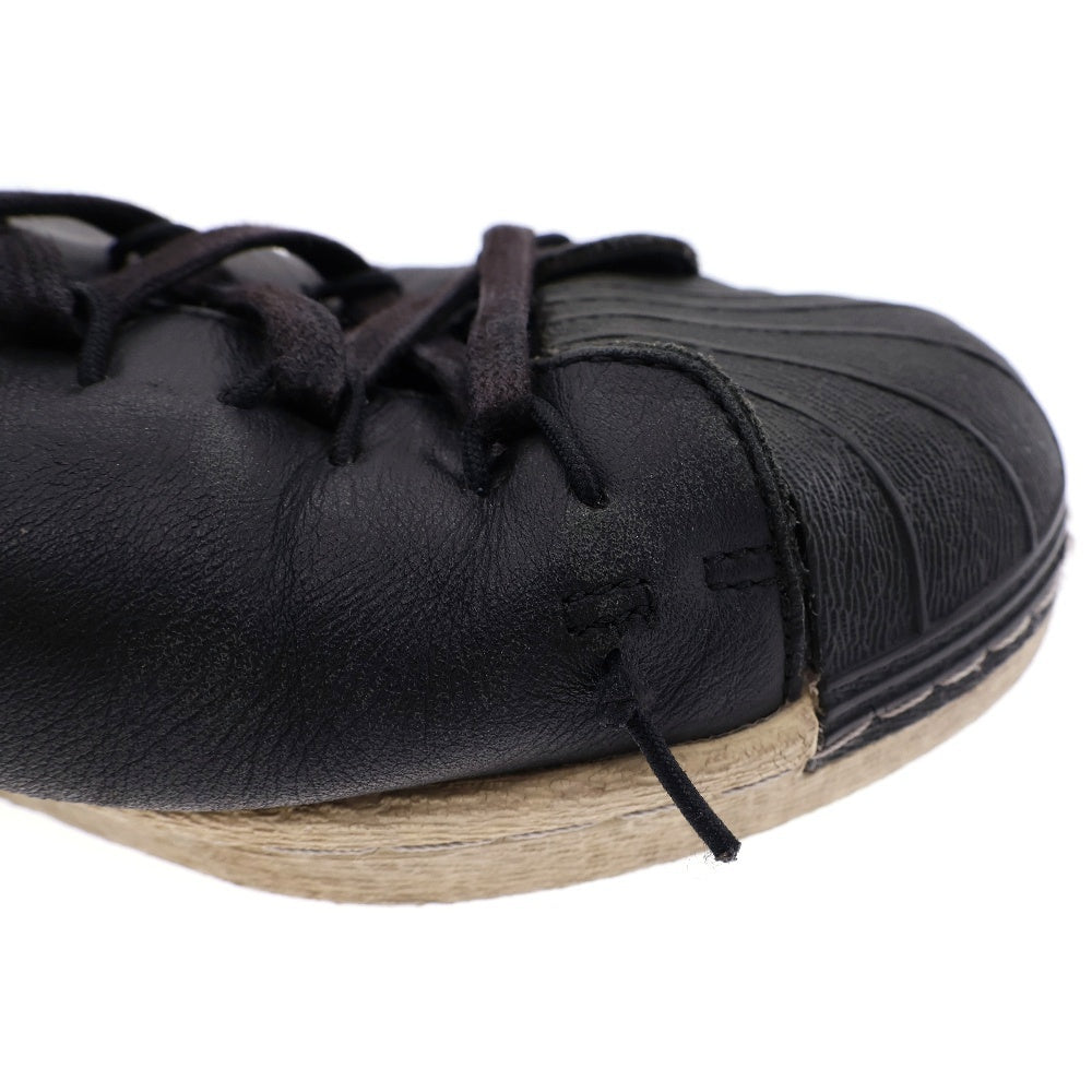 Y-3(ワイスリー) SUPER KNOT レザー ローカットスニーカー ブラック US8/26cm CG6082
