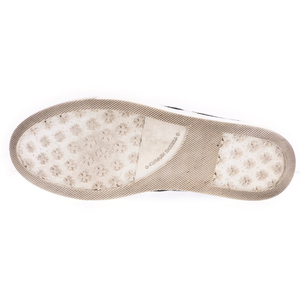 CHROME HEARTS(クロムハーツ) DAGGER SLIP ON V2 ダガー ハラコスリッポン ローカットスニーカー ブラック/シルバー