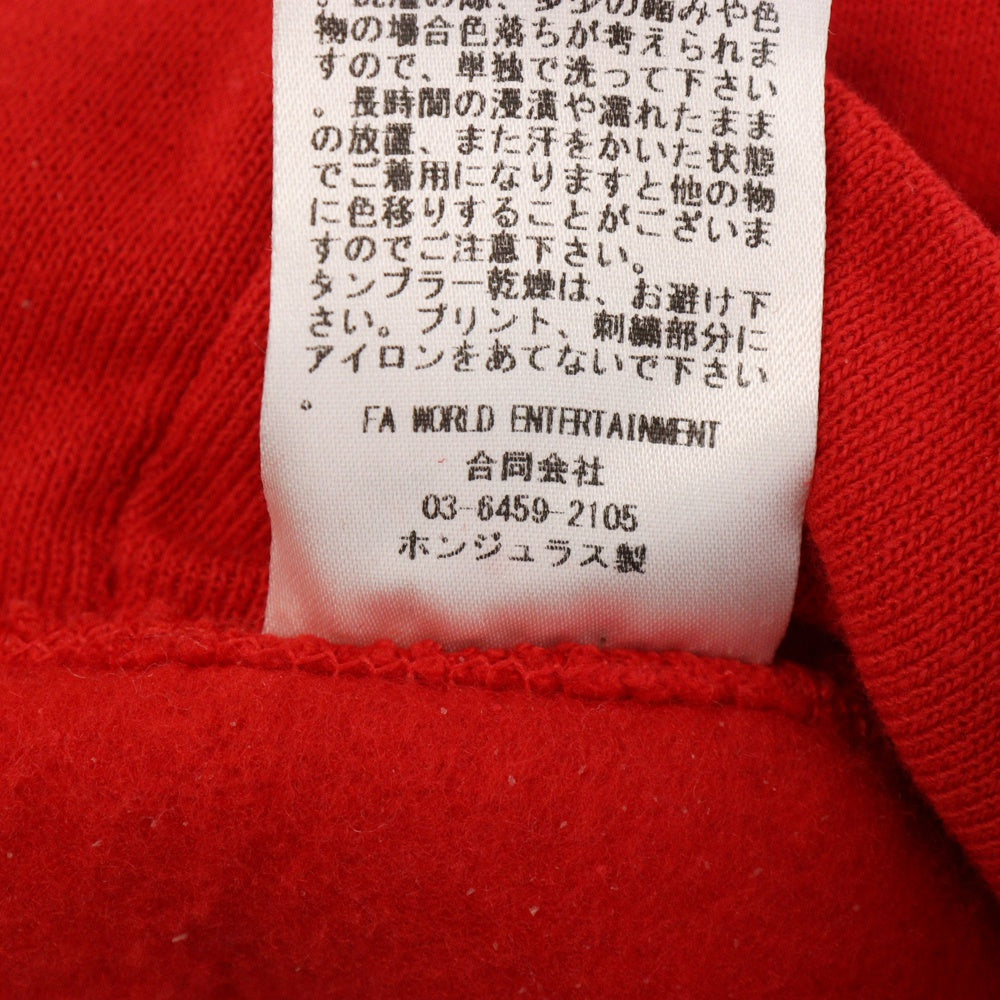 HOCKEY(ホッケー) HALF MASK INDY HOODIE ハーフマスクインディフーディ プルオーバースウェットパーカー レッド HY24S-HD01