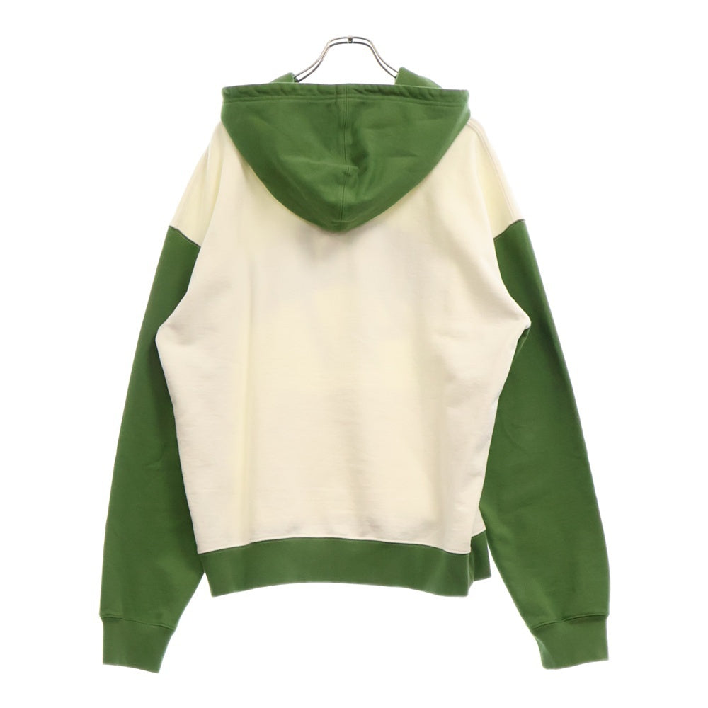 DIOR(ディオール) ×Denim Tears 23AW Dior Tears Oversized Hooded Sweatshirt ×デニムティアーズ オーバーサイズフーデットパーカー ホワイト/グリーン 393J678A0807