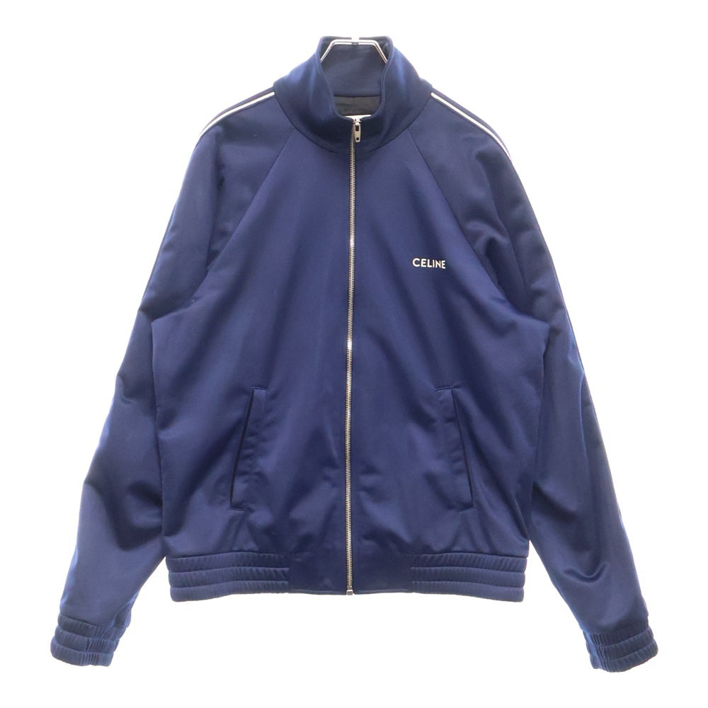 CELINE(セリーヌ) Logo Track Suit Jacket ロゴ刺繍 トラックスーツジャケット ネイビー 2Y98E859W