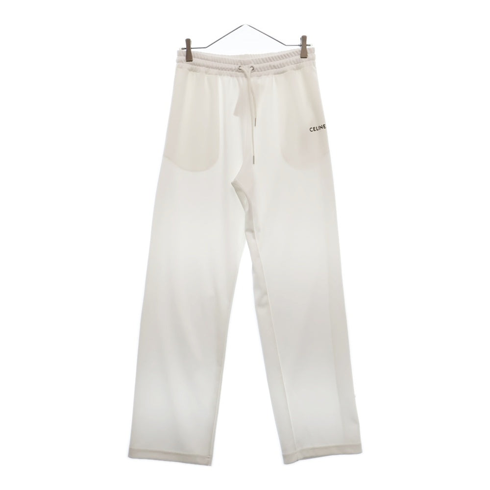 CELINE(セリーヌ) 22SS Logo Track Pants ロゴプリント トラックパンツ ホワイト 2Z198121O