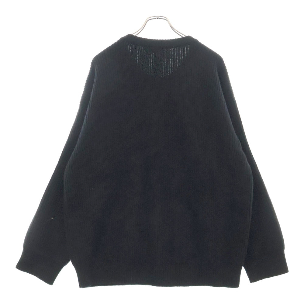 CELINE(セリーヌ) フロントロゴデザイン オーバーサイズ ニット セーター ブラック 2A19R423P 38NO
